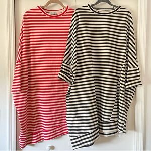 AQRL- Italy: Stripe Oversize Dress/ Tunic Bundle